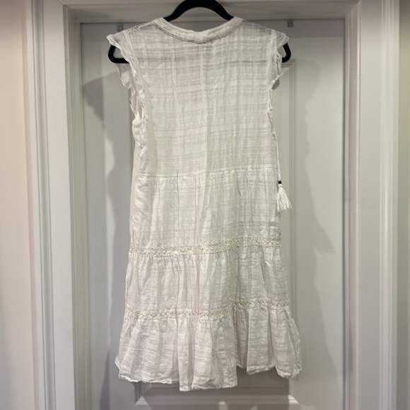 Knox Rose Flutter Sleeve MIDI Dress White M - Picture 7 of 9